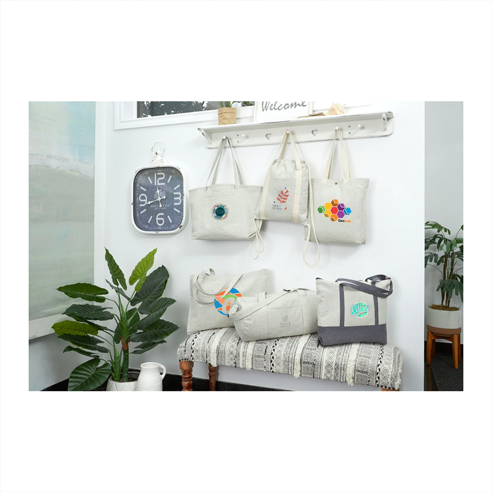 Repose Recycled Cotton Drawstring Bag