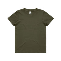 3005 kids staple tee army