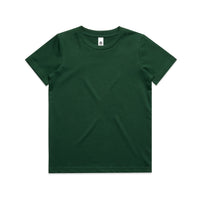 3005 kids staple tee forest green