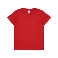 3005 kids staple tee red