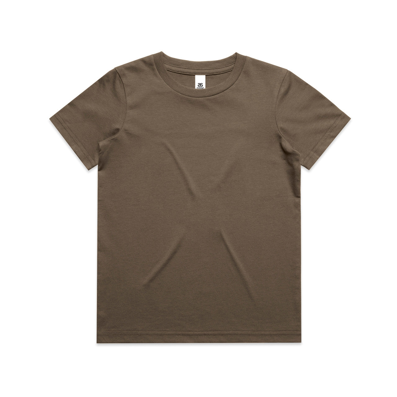 3005 kids staple tee walnut