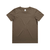 3005 kids staple tee walnut