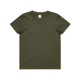 3006 youth staple tee army