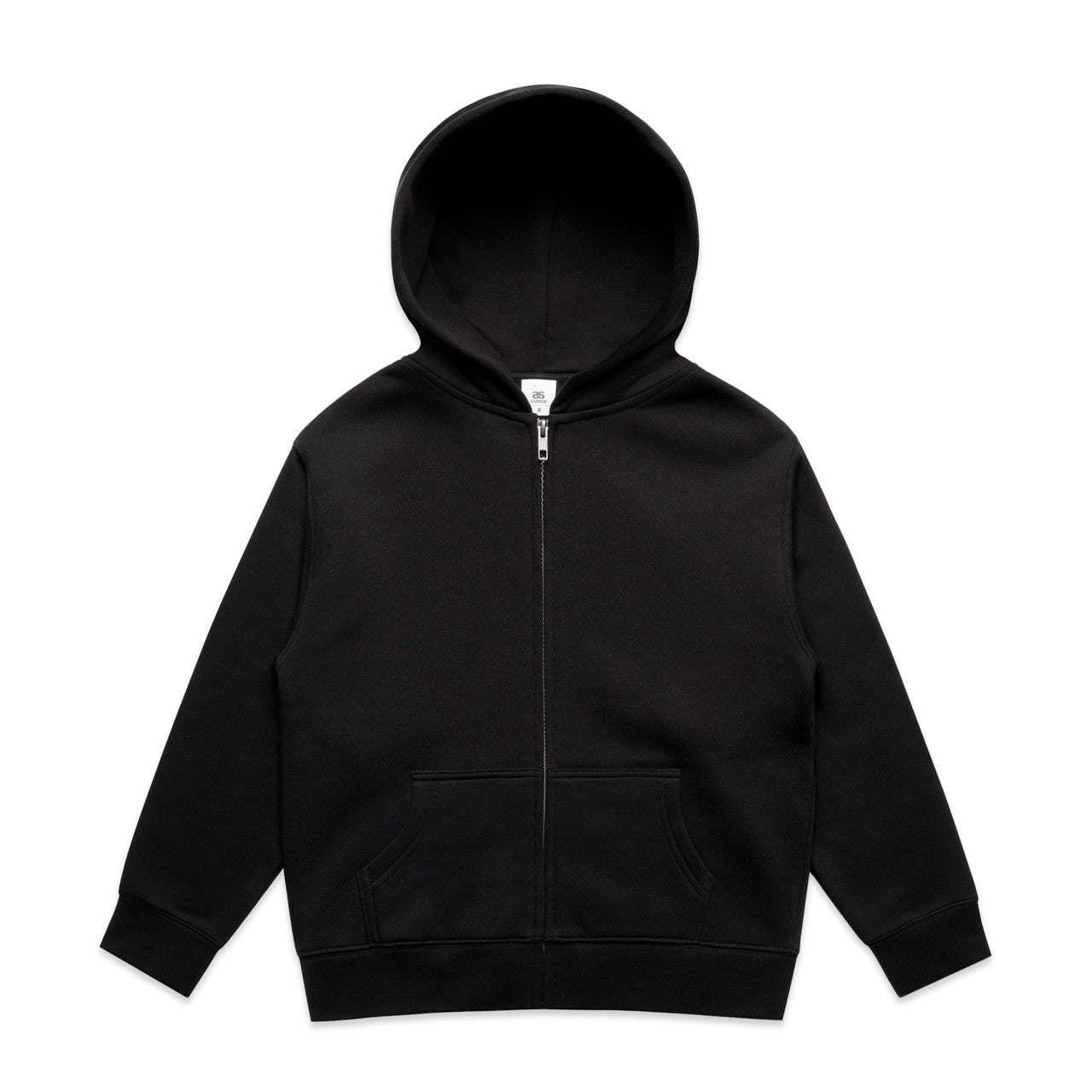 3039 youth relax zip hood black