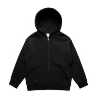 3039 youth relax zip hood black