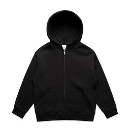 3039 youth relax zip hood black