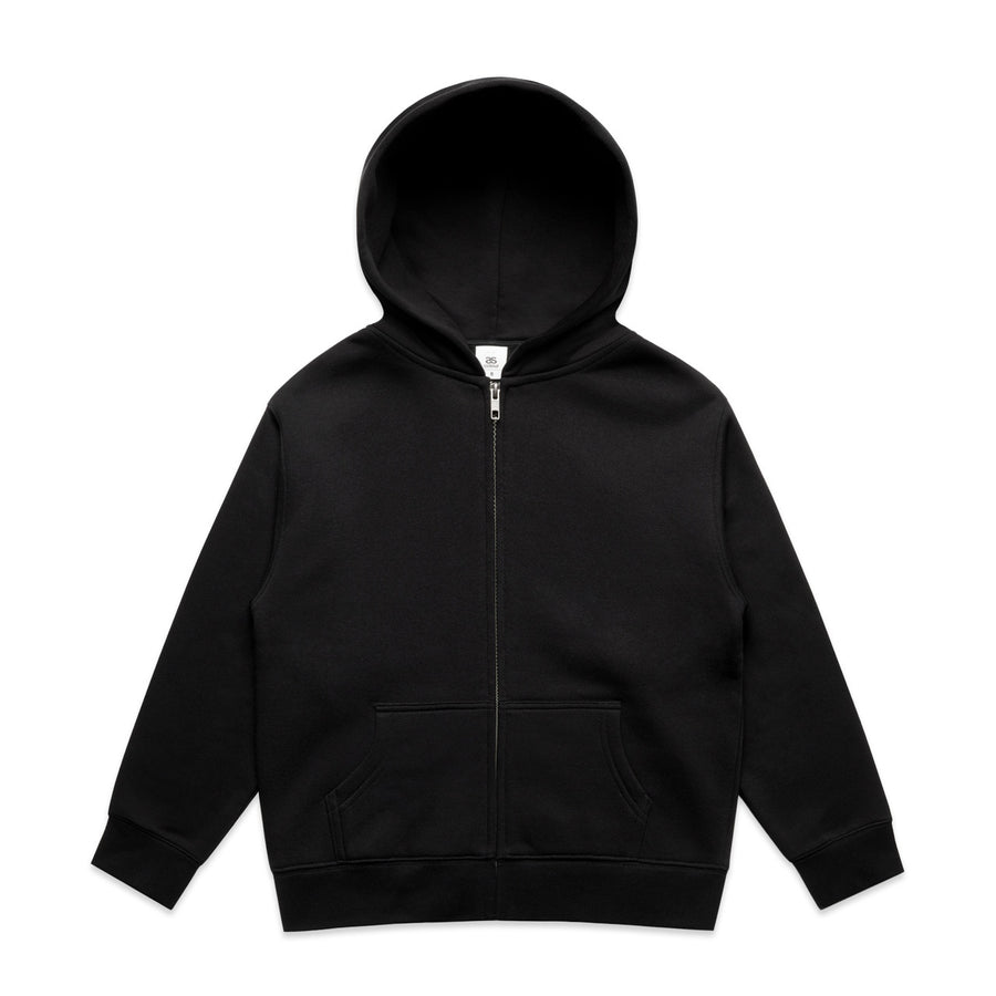 3039 youth relax zip hood black