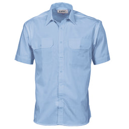 Polyester Cotton Work Shirt - Short Sleeve