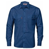 Polyester Cotton Work Shirt - Long Sleeve