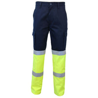 2TONE BIOMOTION TAPED CARGO PANTS