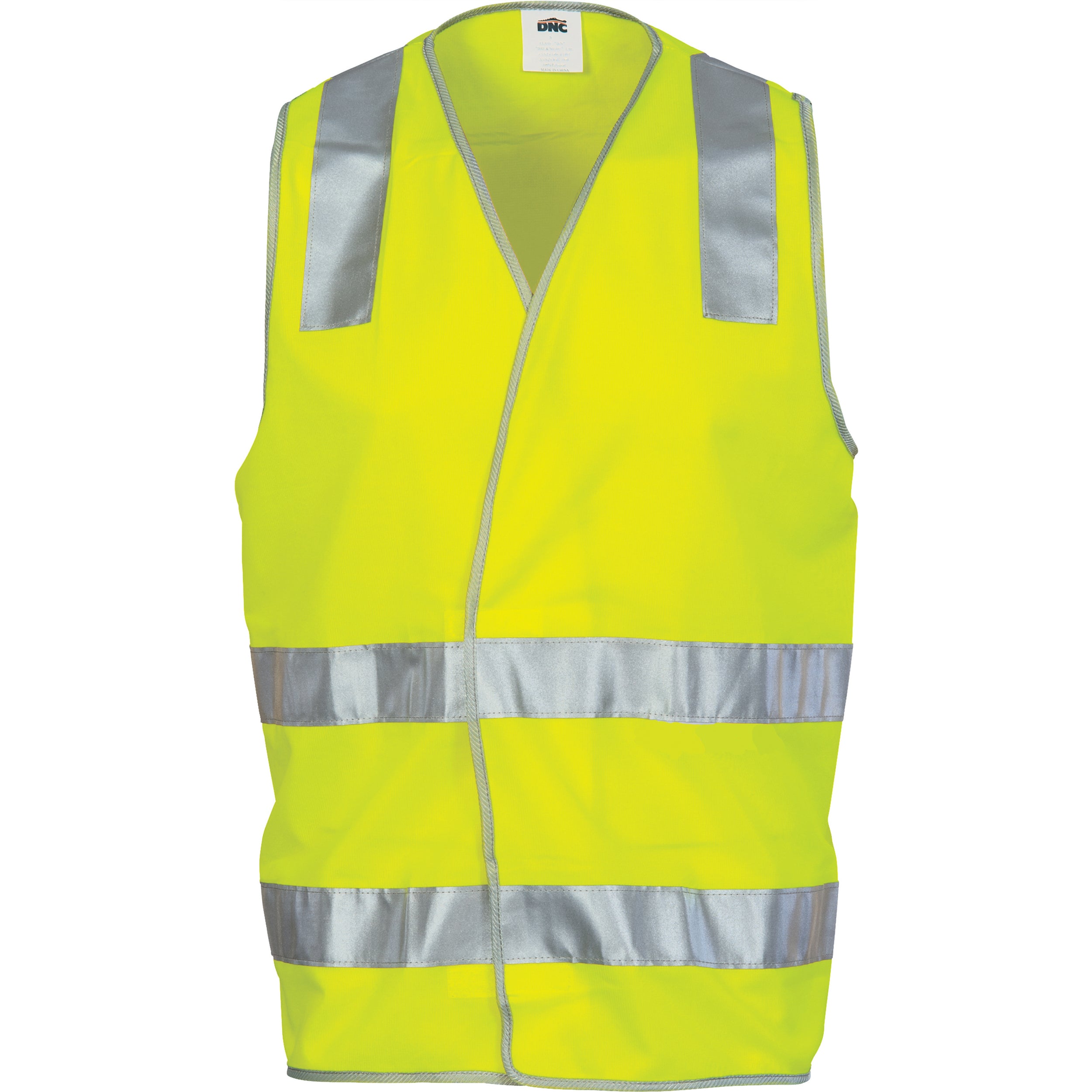 Day/Night Safety Vest with Hoop & Shoulder Generic R/Tape