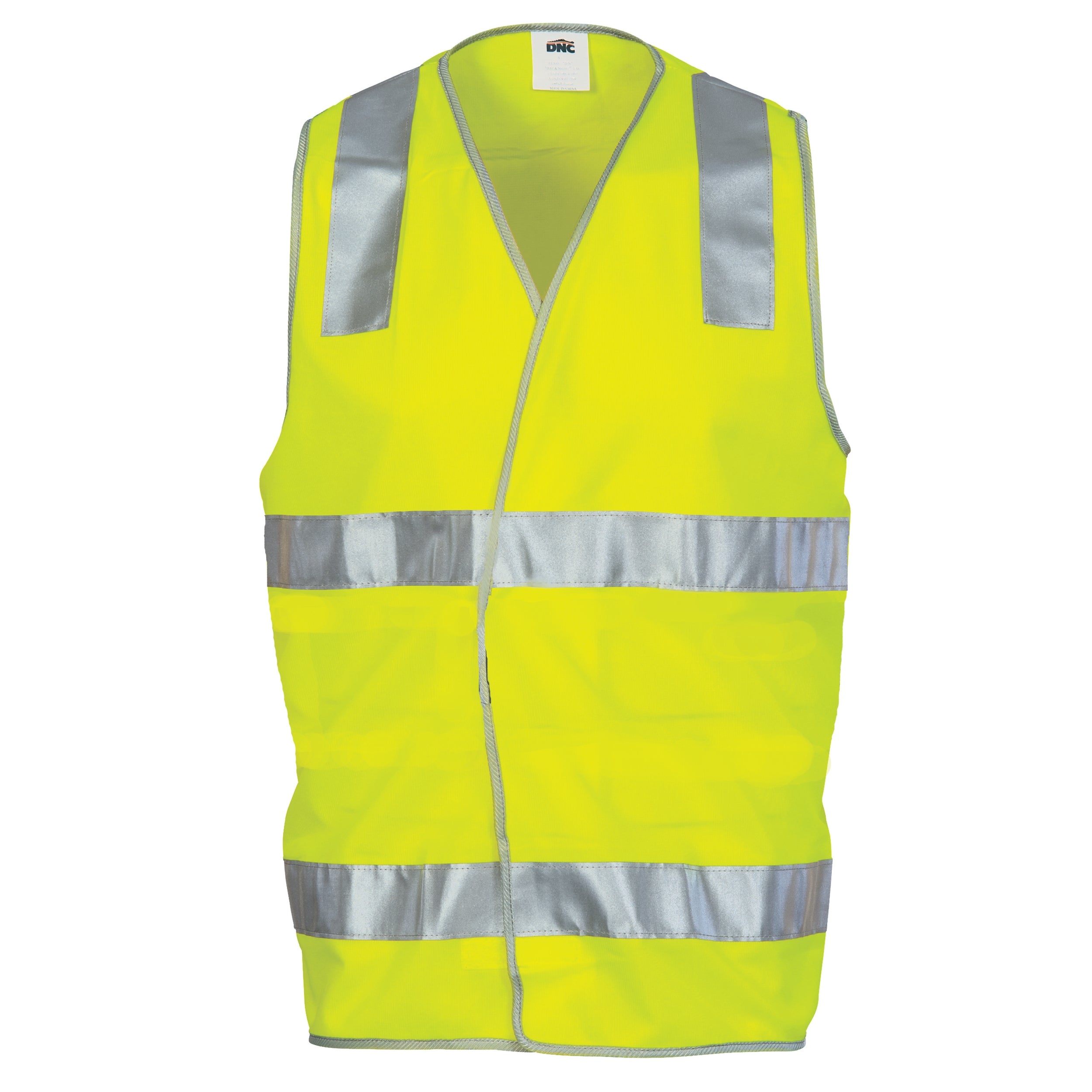 Day/Night Safety Vest with Hoop & Shoulder Generic R/Tape