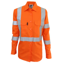 Ladies HiVis 3 way vented "X" back & Bio-motion taped shirt