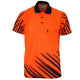 HiVis Sublimated Full Stripe Polo