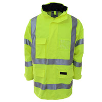 HiVis Breathable Rain Jacket Biomotion tape