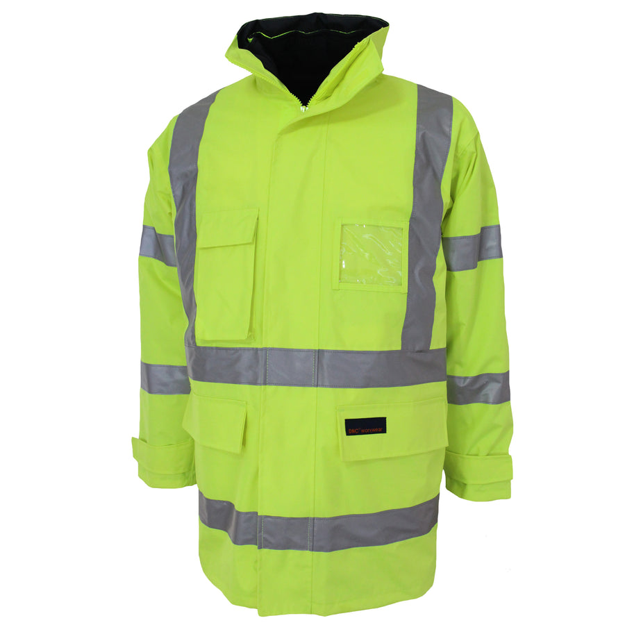 HiVis "6 in 1" Breathable rain jacket Biomotion