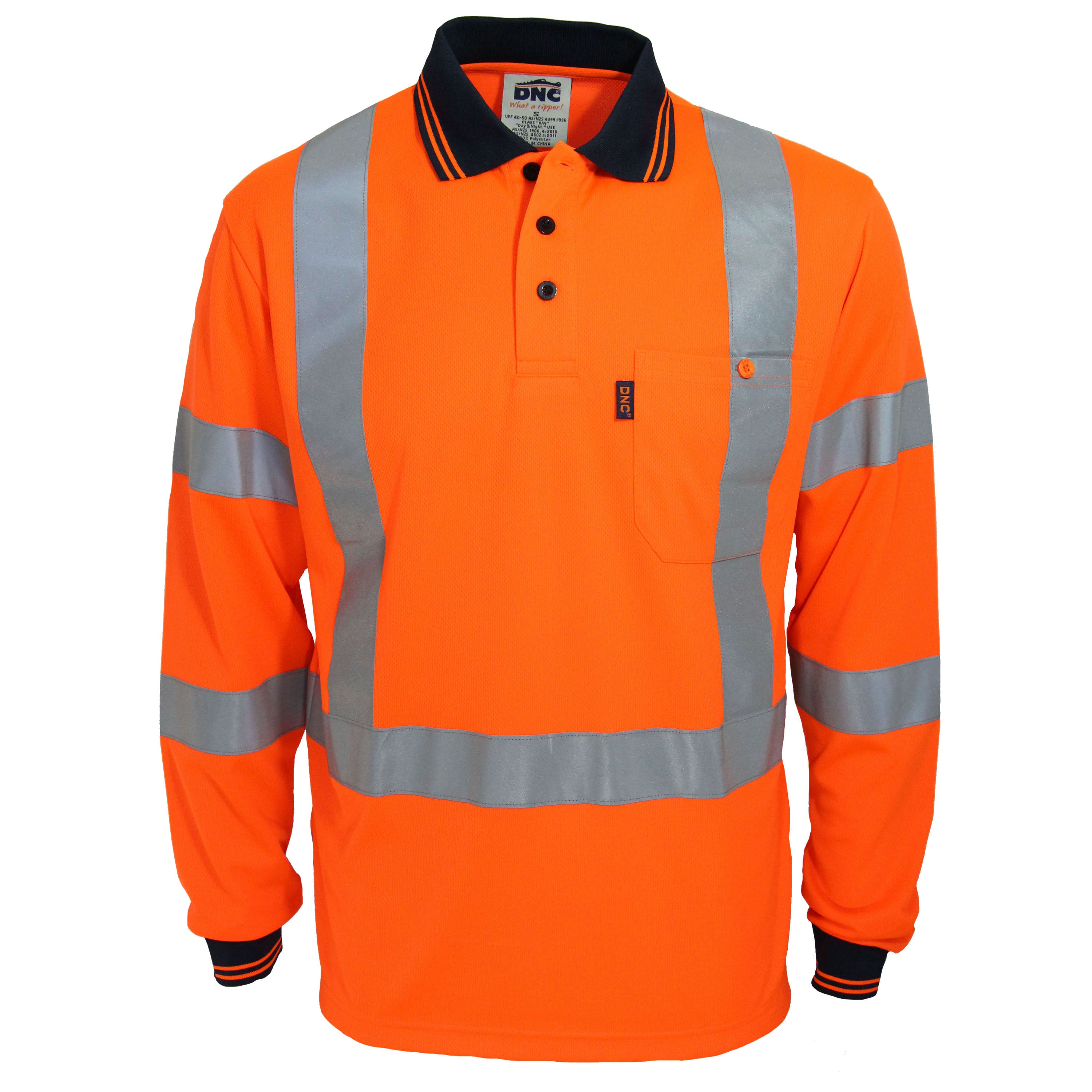 Hi-Vis "X' Back & Bio-motion Taped Polo