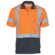 HiVis D/N Cool Breathe Polo Shirt with Cross Back R/Tape - Short Sleeve