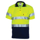 HiVis D/D Cool Breathe Polo Shirt With CSR R/Tape - Short Sleeve