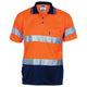 HiVis D/D Cool Breathe Polo Shirt With CSR R/Tape - Short Sleeve