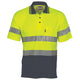 Hi Vis Two Tone Cotton Back Polos with Generic R.Tape - short sleeve