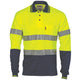 Hi Vis Two Tone Cotton Back Polos with Generic R.Tape - L/S