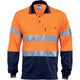 Hi Vis Two Tone Cotton Back Polos with Generic R.Tape - L/S