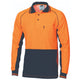 HiVis Cotton Backed Cool-Breeze Contrast Polo - long Sleeve