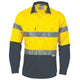 HiVis two tone drill shirts with 3M8906 R/Tape - long sleeve