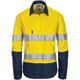 Ladies HiVis 3 Way Cool-Breeze Cotton Shirt with Gusset Sleeve, 3M R/Tape - Long Sleeve.