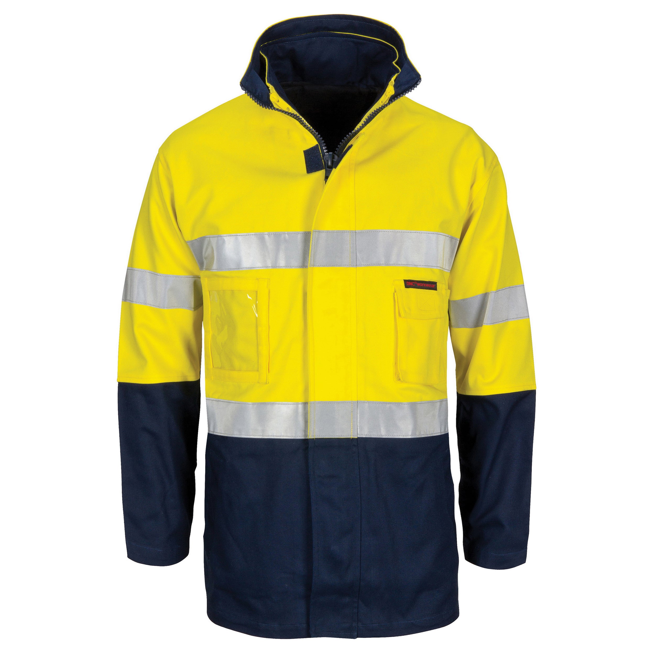 HiVis "4 IN 1" Cotton Drill Jacket with Generic R/Tape