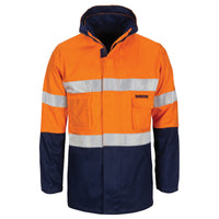 HiVis "4 IN 1" Cotton Drill Jacket with Generic R/Tape