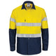 HiVis L/W Cool-Breeze T2 Vertical Vented Cotton Shirt with Gusset Sleeves. Generic Tape - Long sleev