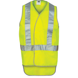 Day/Night Cross Back Safety Vests with Tail