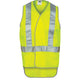 Day/Night Cross Back Safety Vests with Tail