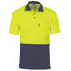 Cotton Back HiVis Two Tone Fluoro Polo - Short Sleeve