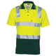 Cotton Back HiVis Two Tone Polo Shirt with CSR R/ Tape - Short sleeve