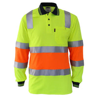 2TONE COTTON BACK BIOMOTION TAPED POLO