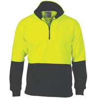 HiVis Two Tone 1/2 Zip Polar Fleece