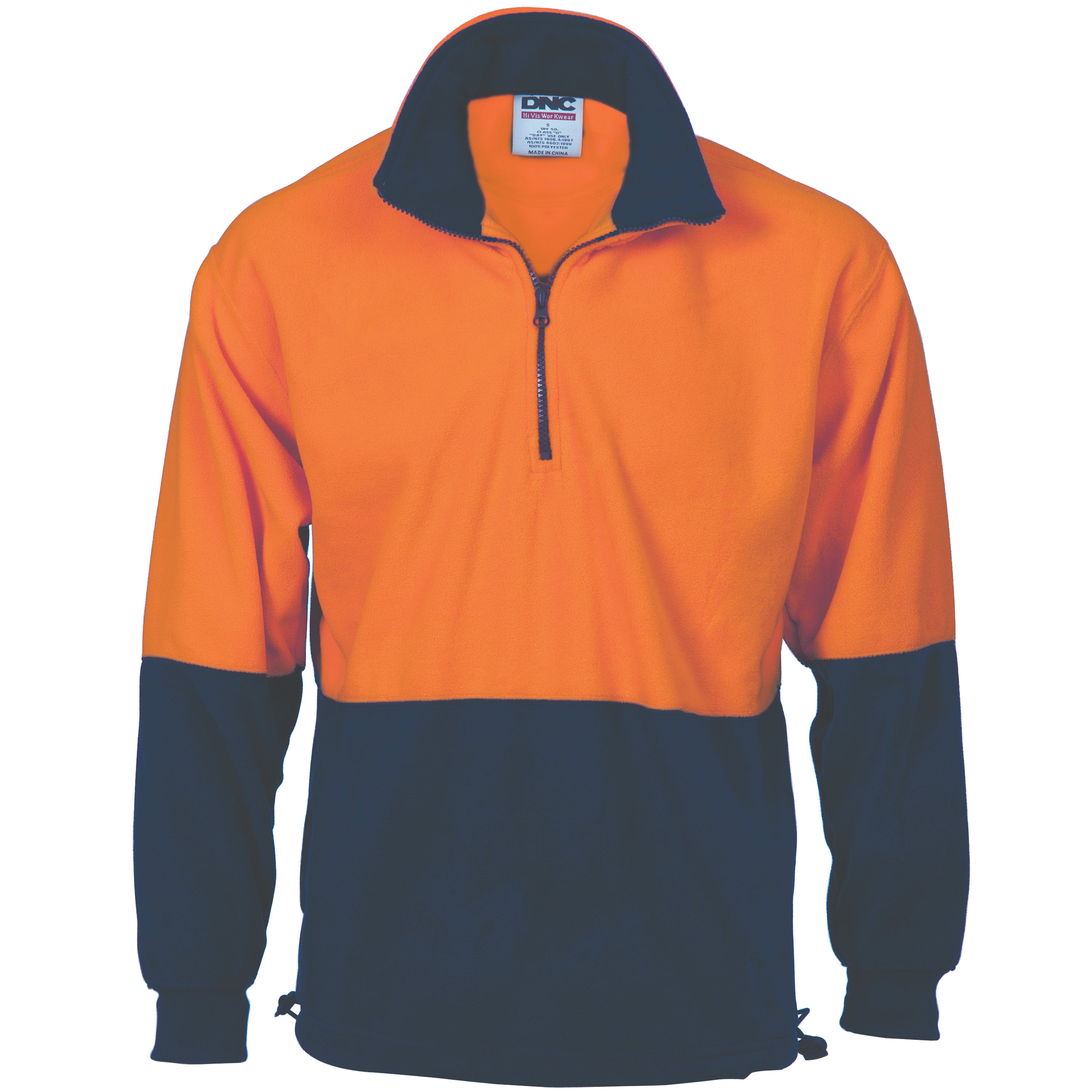 HiVis Two Tone 1/2 Zip Polar Fleece