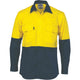 HiVis Two Tone Cotton Drill Shirt - Long Sleeve