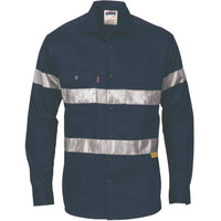 HiVis Drill Shirt with 3M R/Tape
- long sleeve