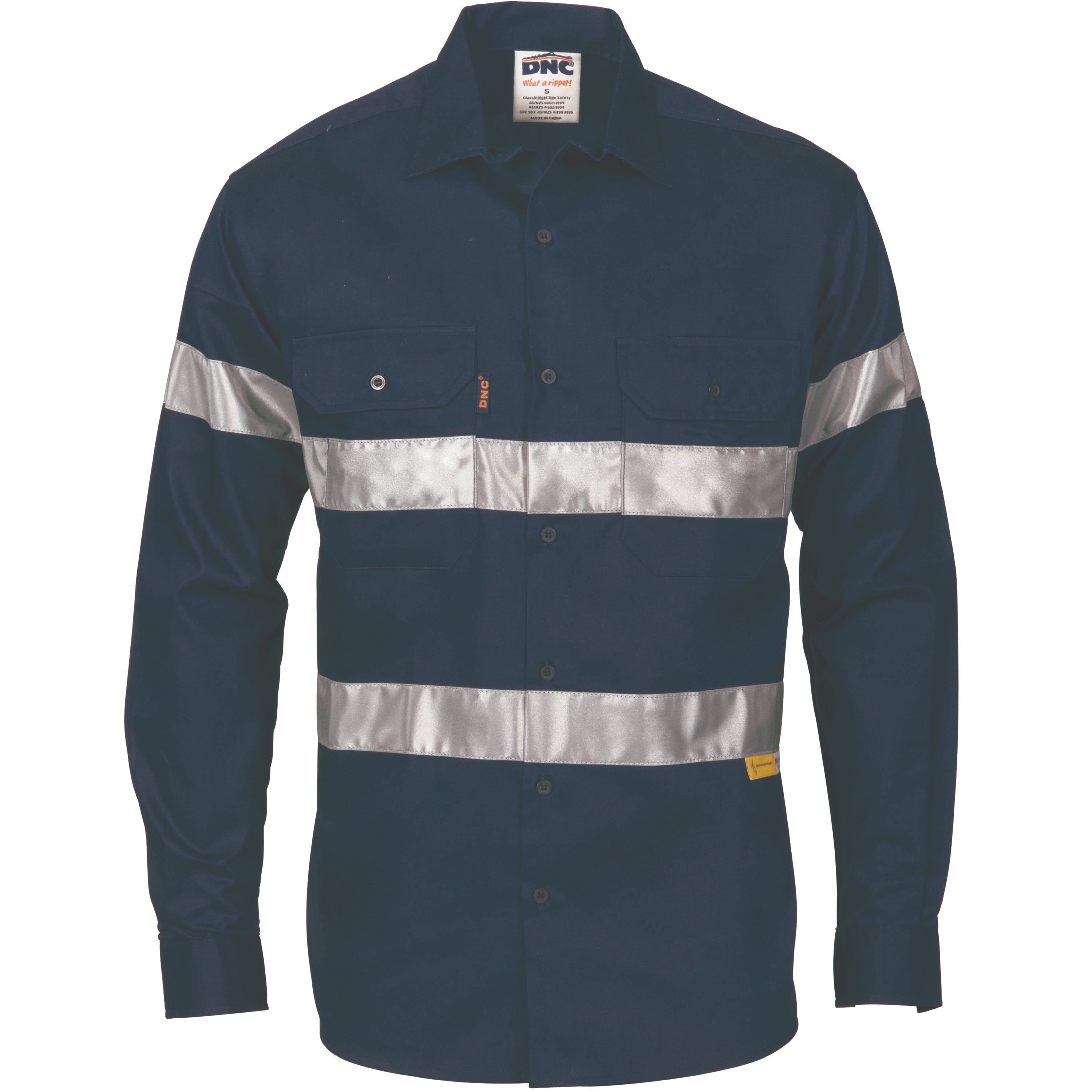 HiVis Drill Shirt with 3M R/Tape
- long sleeve