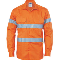 HiVis Drill Shirt with 3M R/Tape
- long sleeve