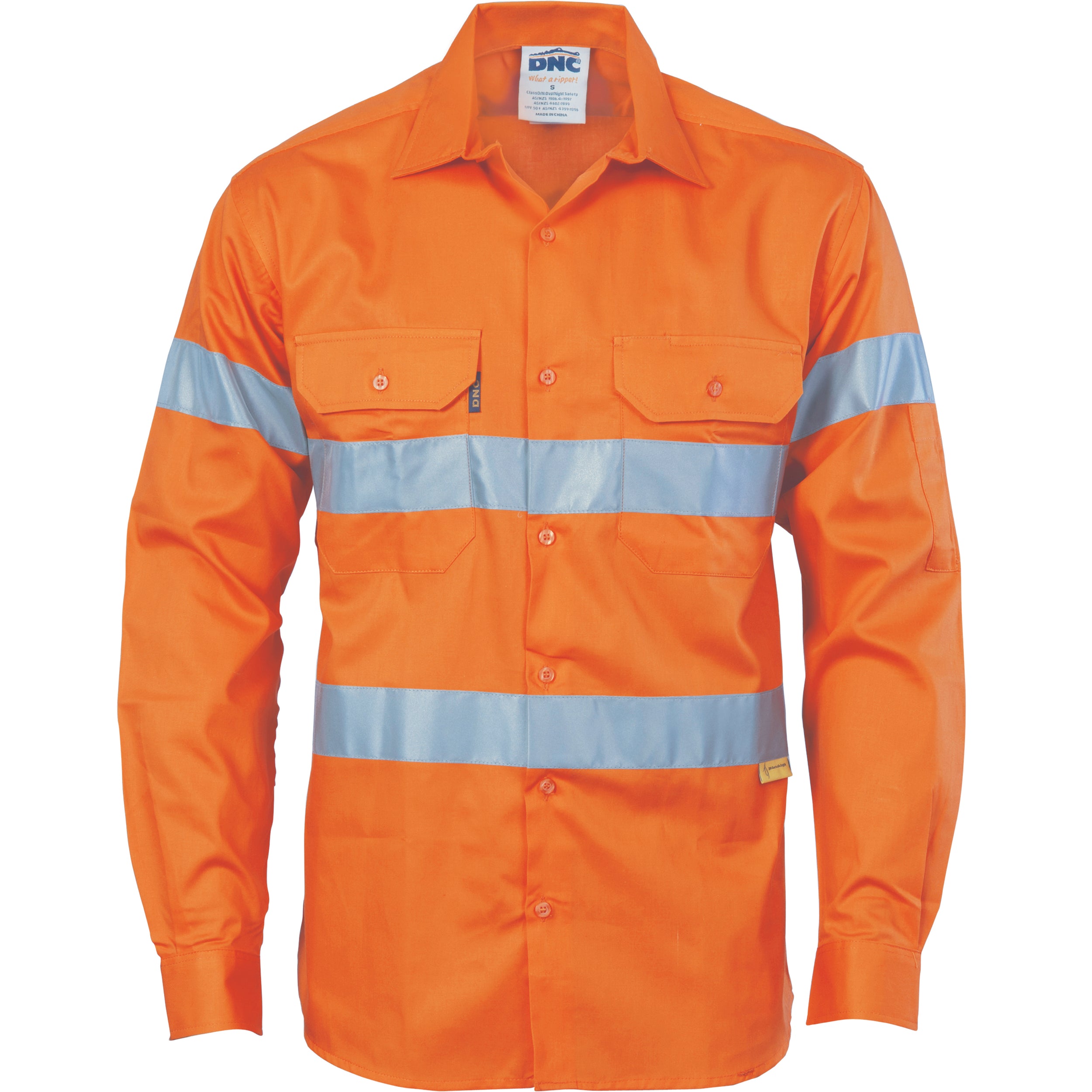HiVis Drill Shirt with 3M R/Tape
- long sleeve