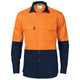 HiVis Two Tone Drill Shirt with Press Studs