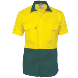 HiVis 2 Tone Cool-Breeze Cotton Shirt -
Short Sleeve