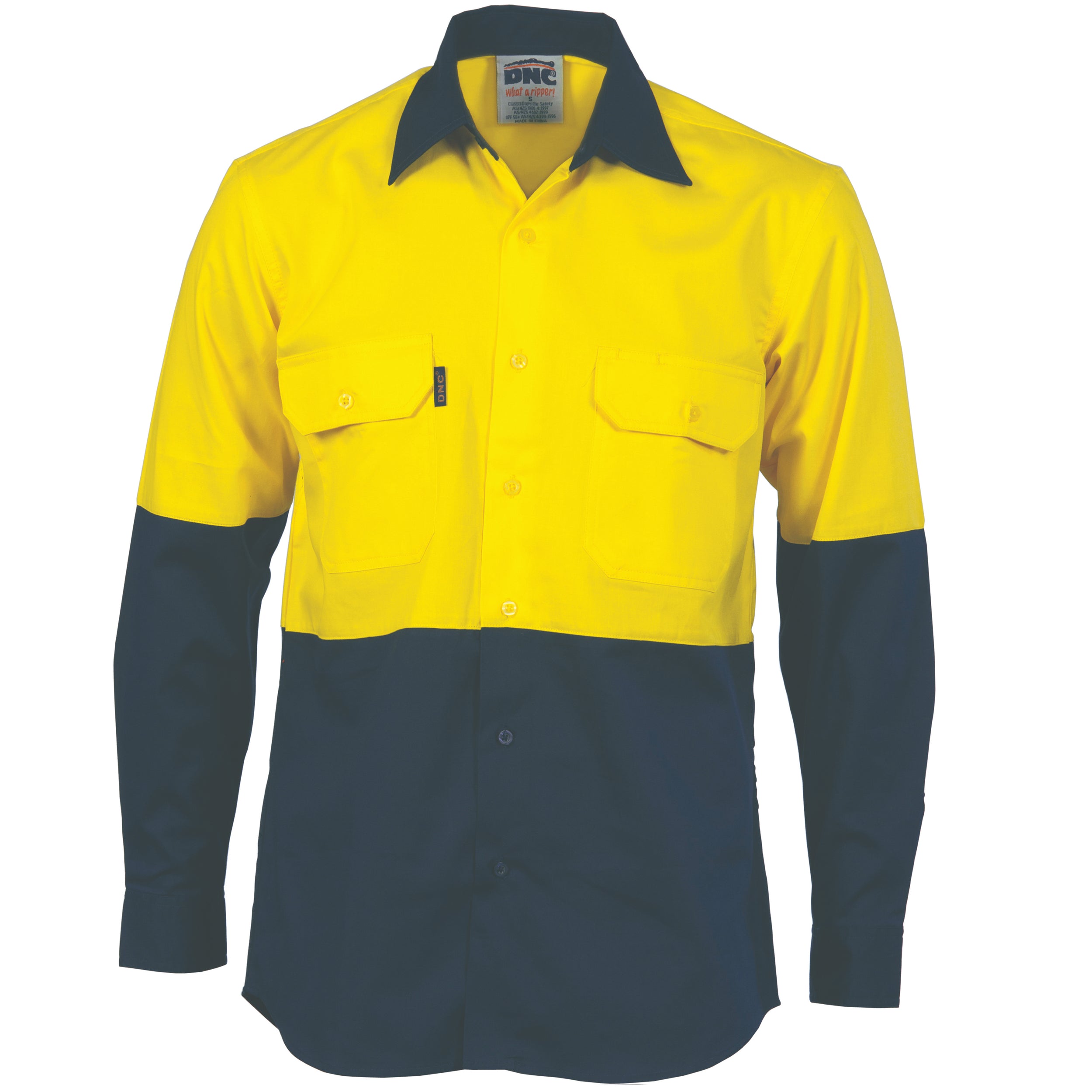 HiVis 2 Tone Cool-Breeze Cotton Shirt -
Long sleeve