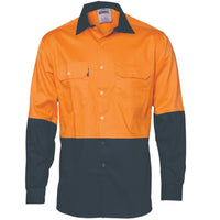 HiVis 2 Tone Cool-Breeze Cotton Shirt -
Long sleeve