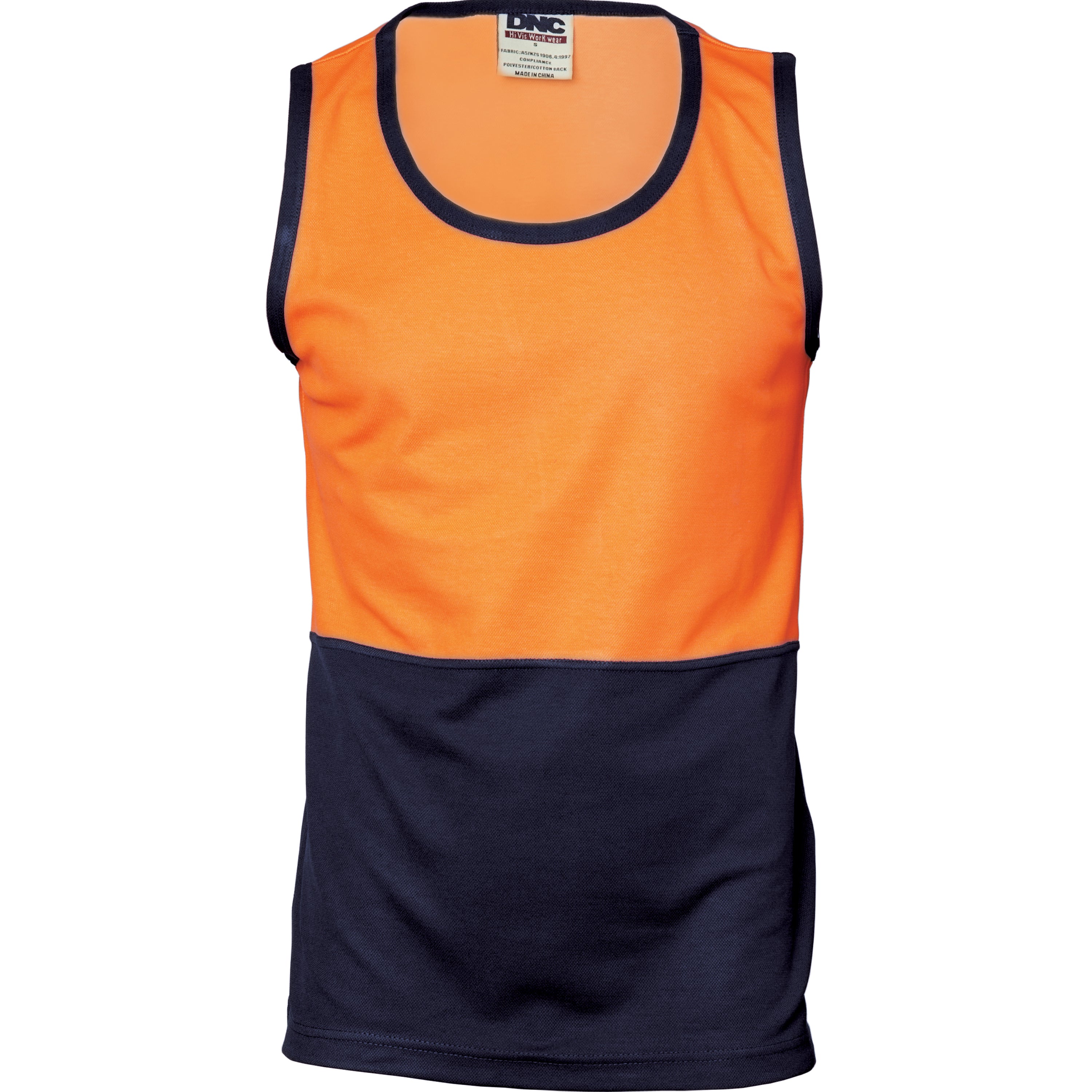 Cotton Back Two Tone Singlet